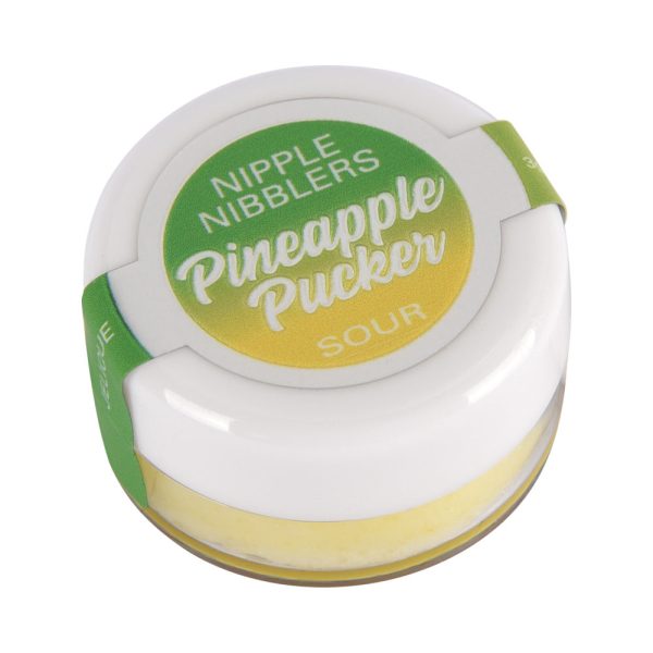 Jelique Nipple Nibbler Sour Pleasure Balm 3g Pineapple Pucker Bulk Bag 36pc - Image 2