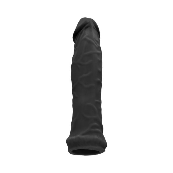 RealRock Skin 6 in. Penis Extender Sleeve Black - Image 4