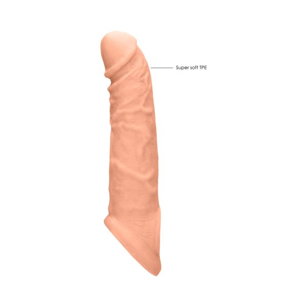 RealRock Skin 8 in. Penis Extender Sling Beige - Image 9