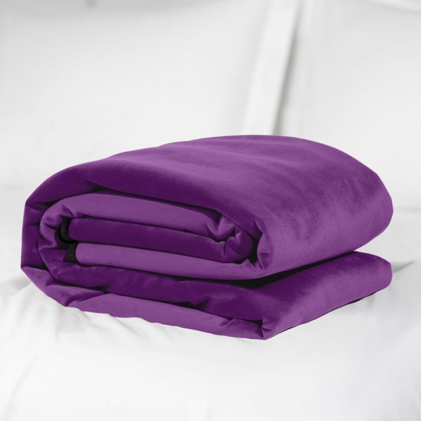 Liberator Fascinator Throw Mini Purple - Image 4