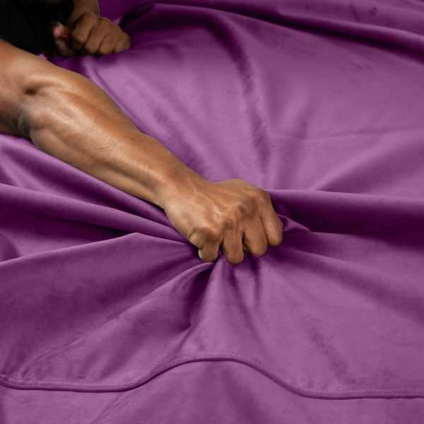Liberator Fascinator Throw Mini Purple - Image 6