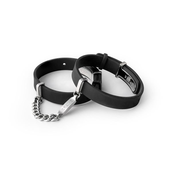 Crave ID Cuffs Black/Silver - Image 2