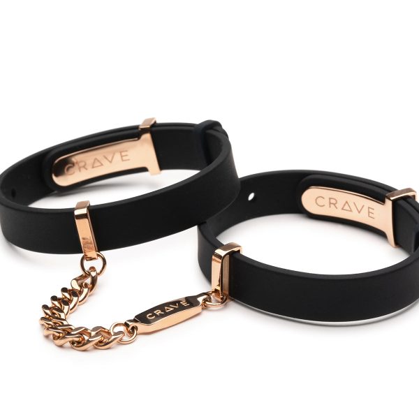 Crave ID Cuffs Black/Rose Gold - Image 2
