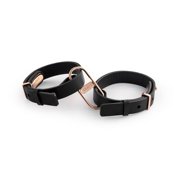 Crave ICON Cuffs Black/Rose Gold - Image 2