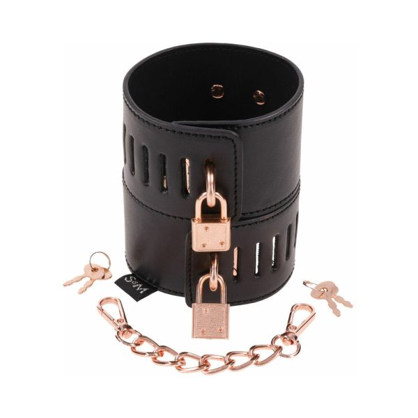 Sportsheets Sex & Mischief Brat Locking Cuffs - Image 4