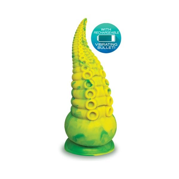 AlienNation Octopod 9 in. Vibrating Silicone Dildo - Image 2
