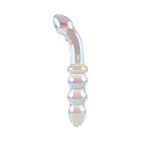 Playboy Jewels Double Glass Dildo - Image 4