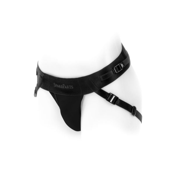 SpareParts Joque Cover Undwr Harness Black (Double Strap) Size B Nylon - Image 5