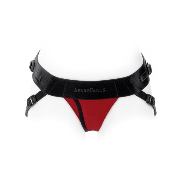 SpareParts Joque Cover Underwear Harness Red (Double Strap) Size B Nylon - Image 2