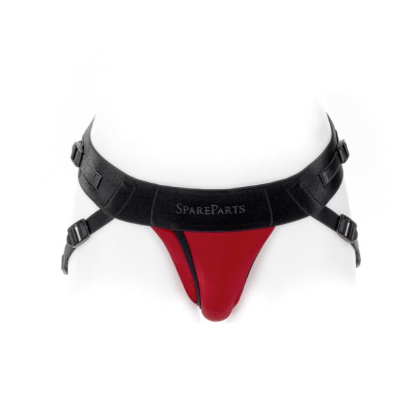 SpareParts Joque Cover Underwear Harness Red (Double Strap) Size B Nylon - Image 4