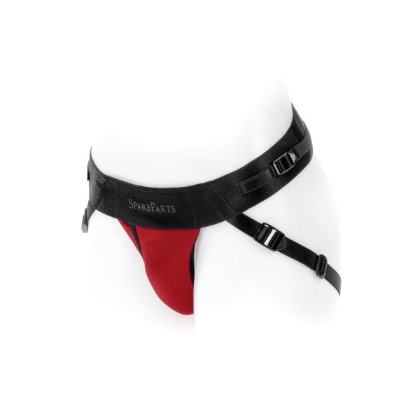 SpareParts Joque Cover Underwear Harness Red (Double Strap) Size B Nylon - Image 5