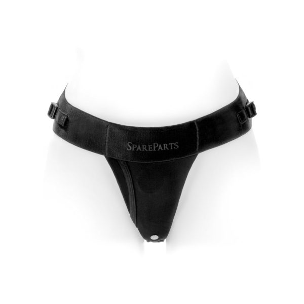 SpareParts Theo Cover Underwear Harness Black (Single Strap) Size A Nylon - Image 2
