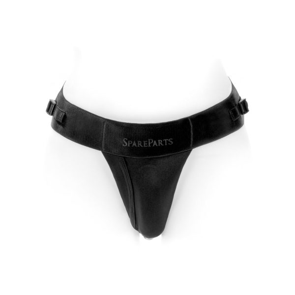 SpareParts Theo Cover Underwear Harness Black (Single Strap) Size A Nylon - Image 4