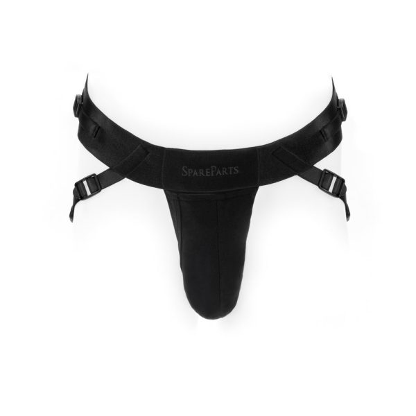 SpareParts Deuce Cover Underwear Harness Black (Double Strap) Size A Nylon - Image 4