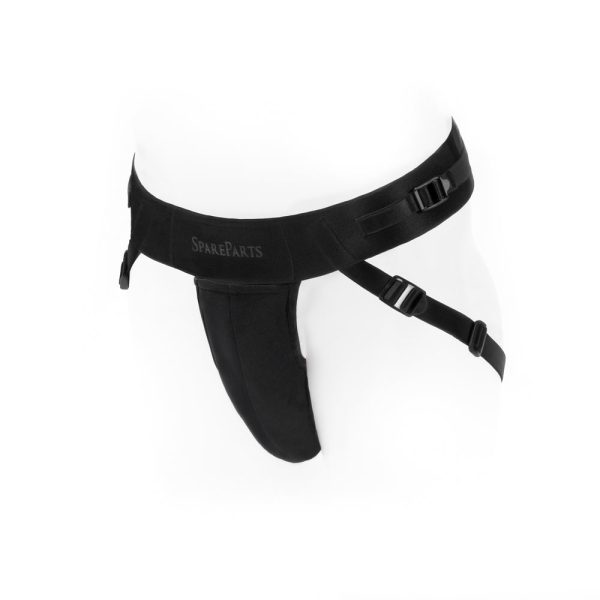 SpareParts Deuce Cover Underwear Harness Black (Double Strap) Size A Nylon - Image 5