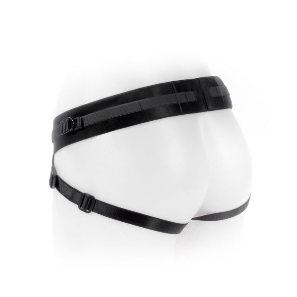 SpareParts Deuce Cover Underwear Harness Black (Double Strap) Size B Nylon - Image 6