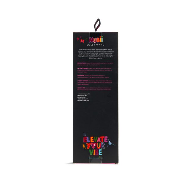 Nu Sensuelle Lolly Nubii Double-Ended Flexible Wand Black - Image 6