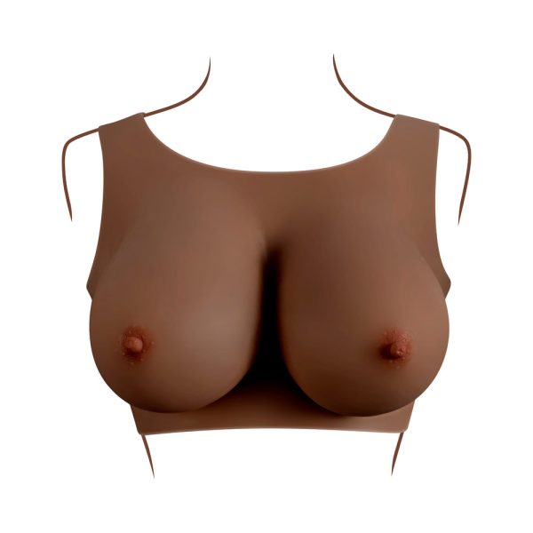 Gender X Undergarments Plate E-Cup Silicone Dark - Image 4
