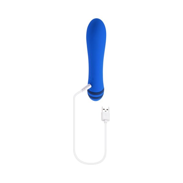 Evolved The Pleaser Rechargeable Vibrator Silicone Blue - Image 6