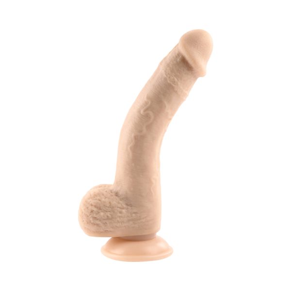 Selopa Natural Feel Flexskin Bendable Dildo with Moving Material 7 in. Light - Image 4