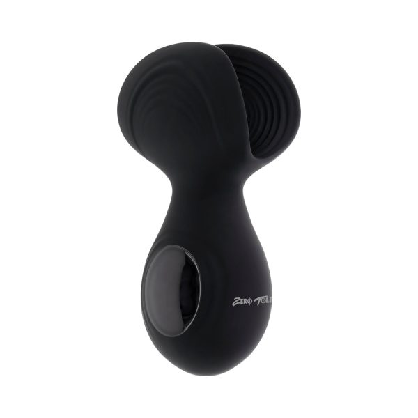 Zero Tolerance Handy Helper Rechargeable Vibrating Stroker Silicone Black - Image 4