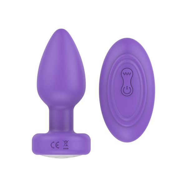 Luv Inc Pr17: Vibrating Plug with Remote Purple - Image 3