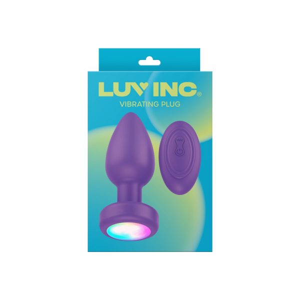 Luv Inc Pr17: Vibrating Plug with Remote Purple - Image 4