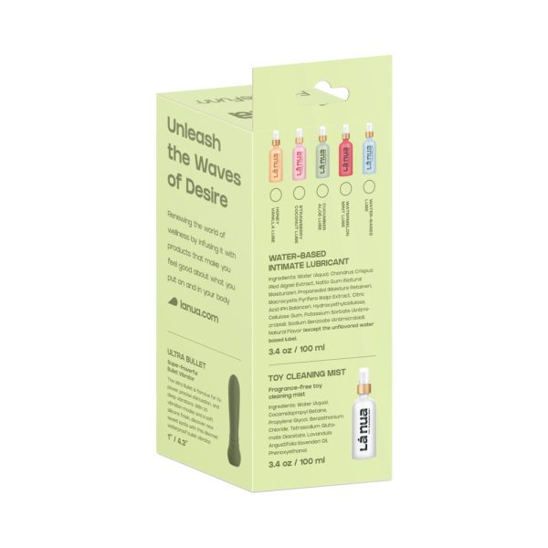 La Nua Gift Bag 4 Ultra Bullet + 100Ml Mist Toy Cleaner + 100Ml Honey Vanilla Lube - Image 7