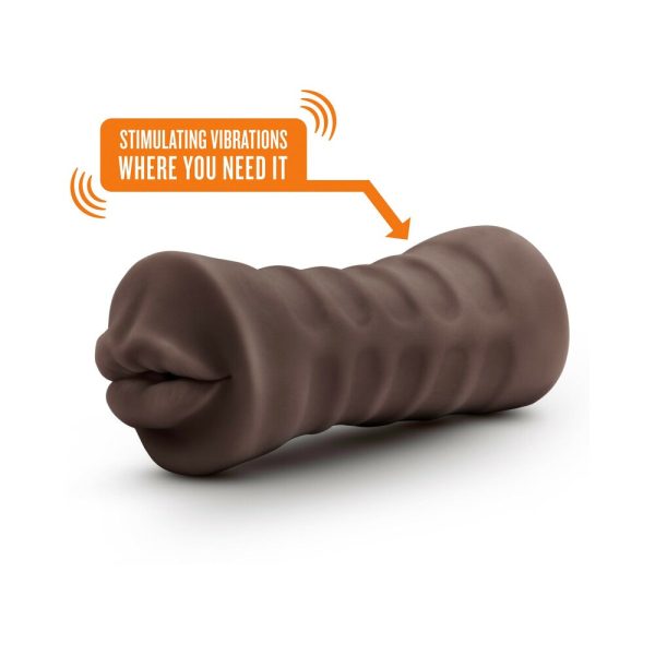 EnLust Krystal Vibrating Stroker Brown - Image 3