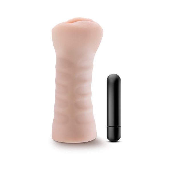 EnLust Destini Vibrating Stroker Beige - Image 4