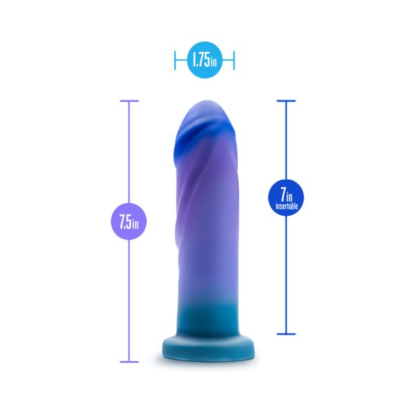 Avant Midnight Rendezvous 7.5 in. Dildo Ocean Blue - Image 6