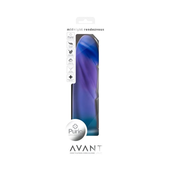 Avant Midnight Rendezvous 7.5 in. Dildo Ocean Blue - Image 7