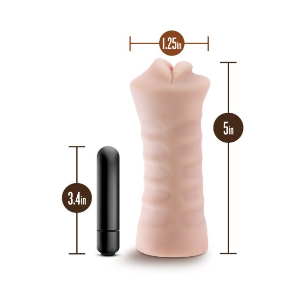EnLust Nicole Vibrating Stroker Beige - Image 6