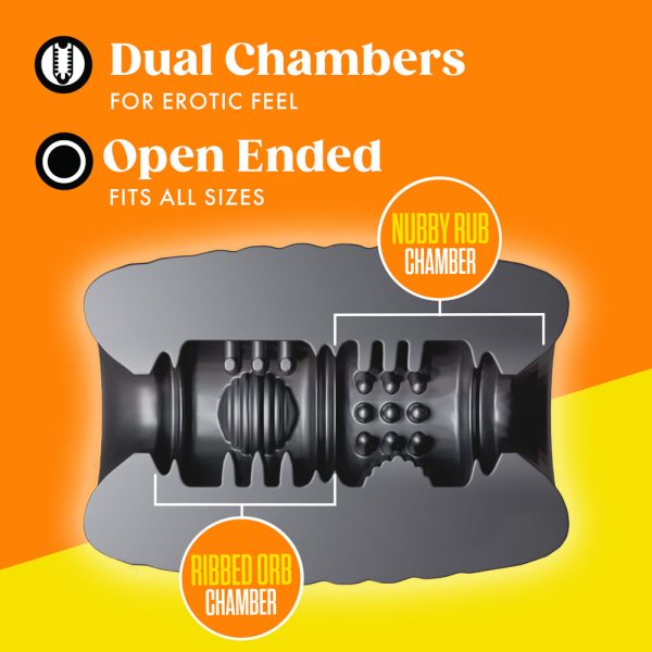 Rize Grasp Self-Lubricating Stroker Black - Image 5