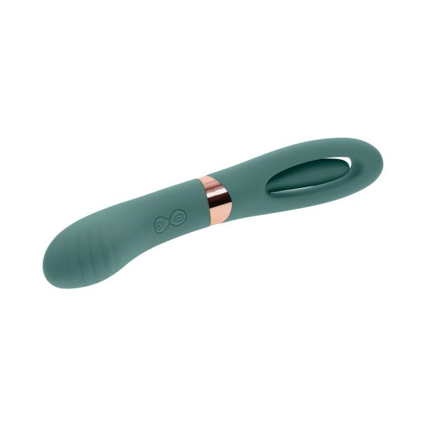Evolved Chick Flick Rechargeable Vibrator with Flicker Silicone Mint - Image 10