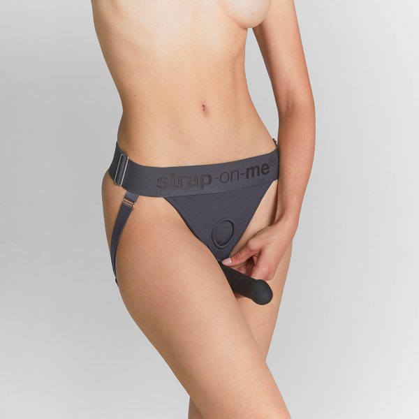 Strap-On-Me Harness Lingerie Unique One Size Grey - Image 5