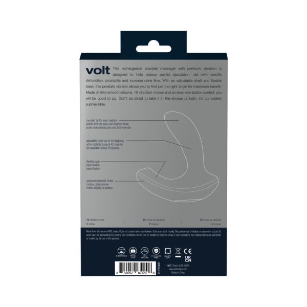 VeDO Volt Rechargeable Prostate Vibe Black - Image 8