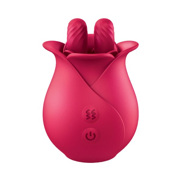 Clit-Tastic Tulip Finger Massager Red - Image 2