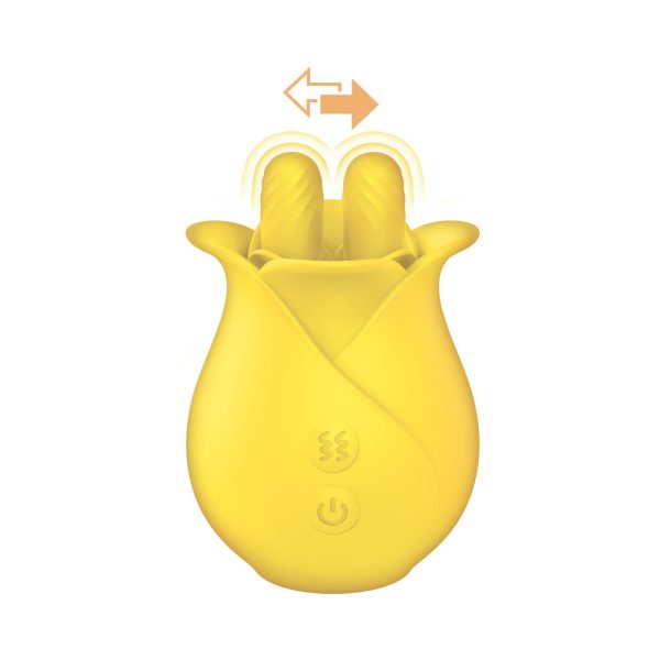 Clit-Tastic Tulip Finger Massager Yellow - Image 3