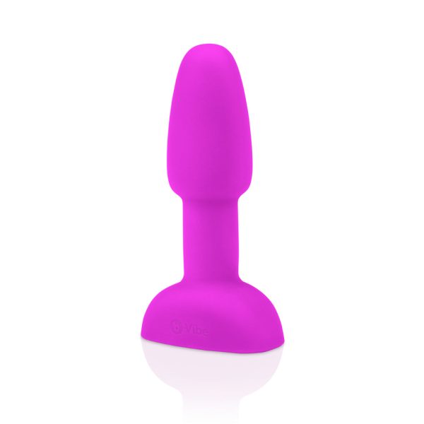 b-Vibe Rimming Petite Rotating and Vibrating Remote Control Plug Fuchsia - Image 3