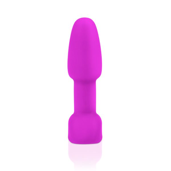 b-Vibe Rimming Petite Rotating and Vibrating Remote Control Plug Fuchsia - Image 4