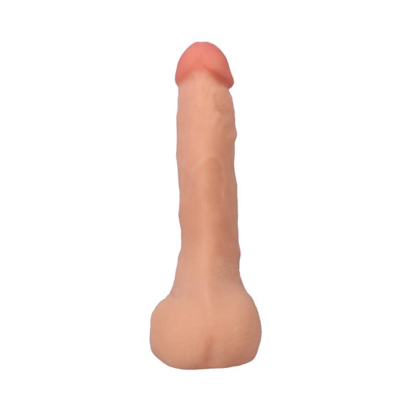 The Realistic Cock Squirting 9.5 in. ULTRASKYN Vac-U-Lock Dildo Vanilla - Image 3