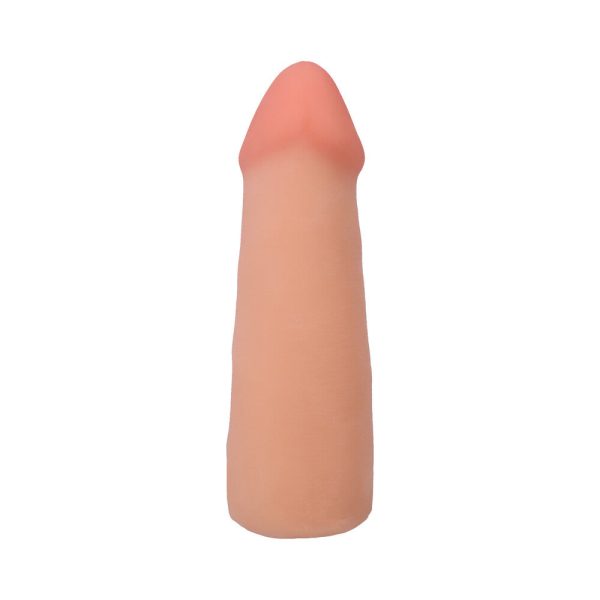 The Realistic Cock 5 in. ULTRASKYN Vac-U-Lock Dildo Vanilla - Image 3
