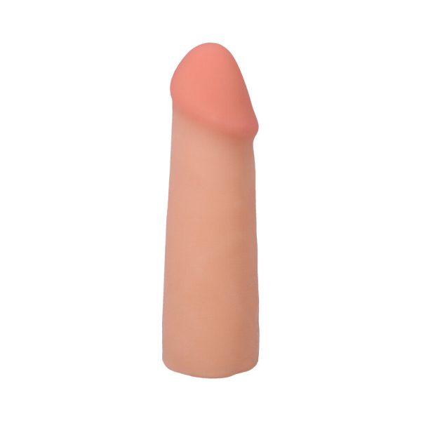 The Realistic Cock 5 in. ULTRASKYN Vac-U-Lock Dildo Vanilla - Image 4