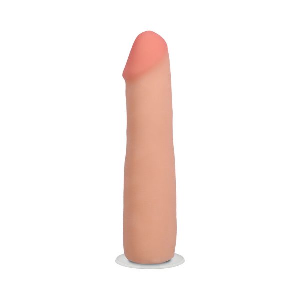 The Realistic Cock 7 in. ULTRASKYN Vac-U-Lock Dildo Vanilla - Image 2