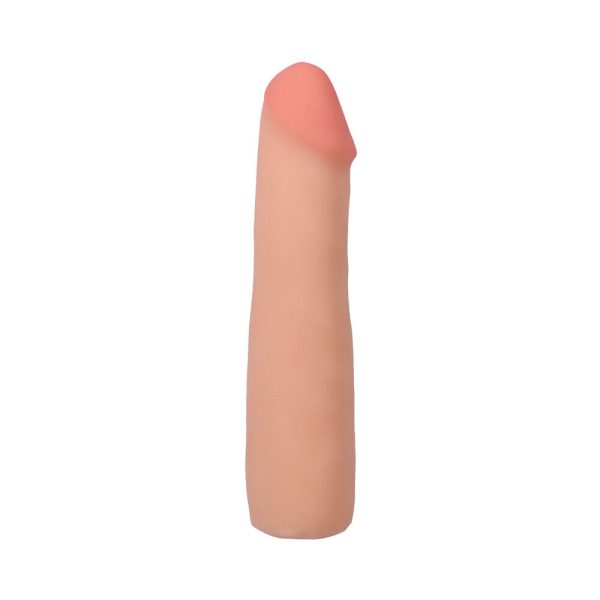 The Realistic Cock 7 in. ULTRASKYN Vac-U-Lock Dildo Vanilla - Image 4