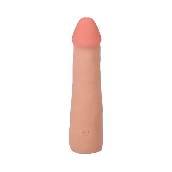 The Realistic Cock 7 in. ULTRASKYN Vac-U-Lock Dildo Vanilla - Image 5