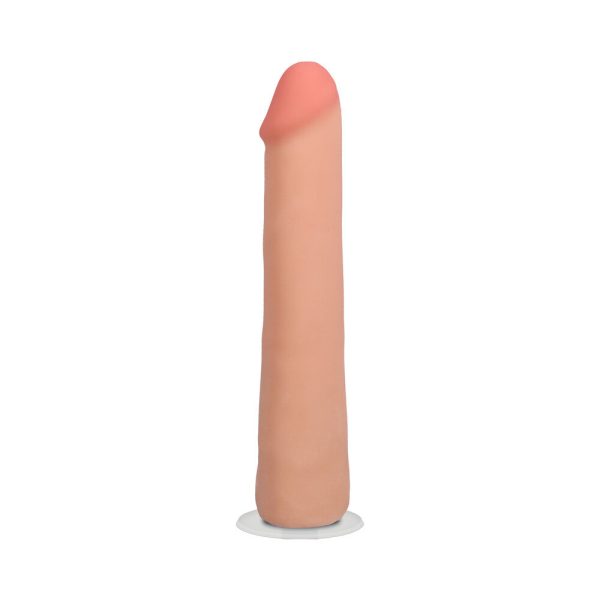 The Realistic Cock 9 in. ULTRASKYN Vac-U-Lock Dildo Vanilla - Image 2