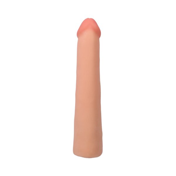 The Realistic Cock 9 in. ULTRASKYN Vac-U-Lock Dildo Vanilla - Image 3