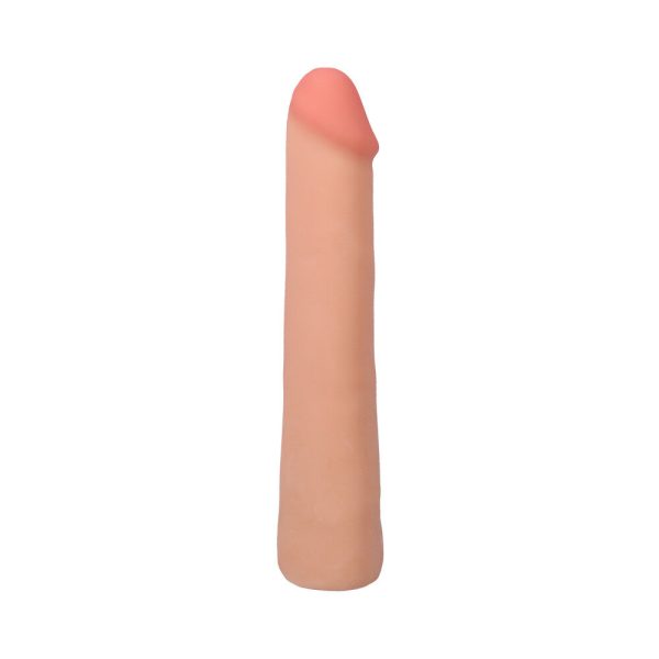 The Realistic Cock 9 in. ULTRASKYN Vac-U-Lock Dildo Vanilla - Image 4